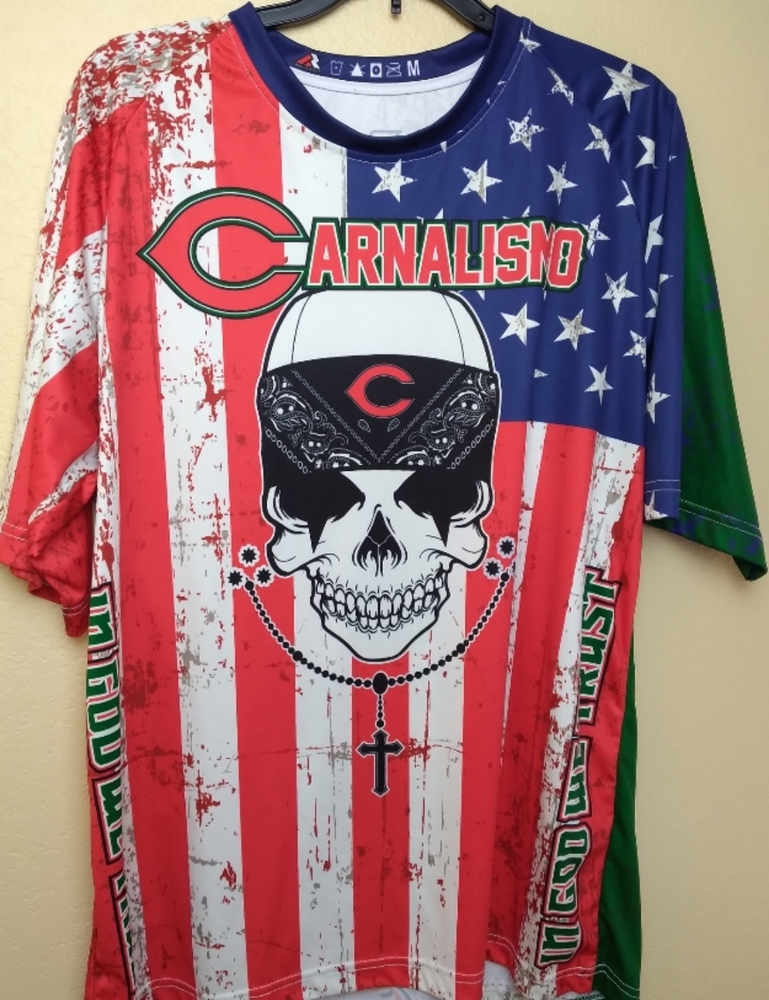 Big League Carnales Graphic Sports Jersey M
